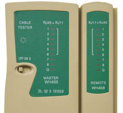 rj45接口線序測(cè)試方法