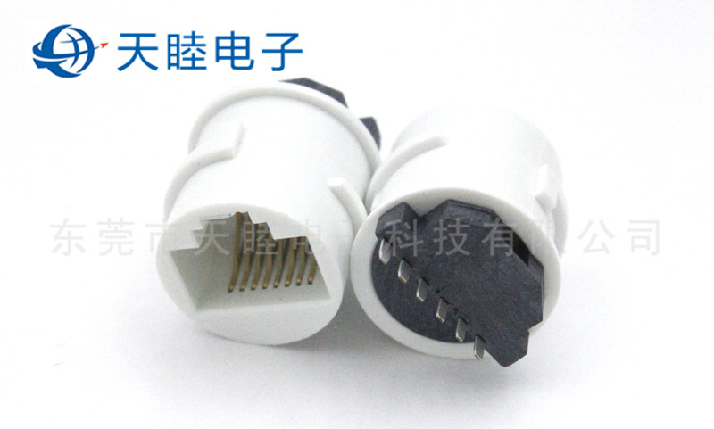 戶外8P6C RJ45母座高清圖片