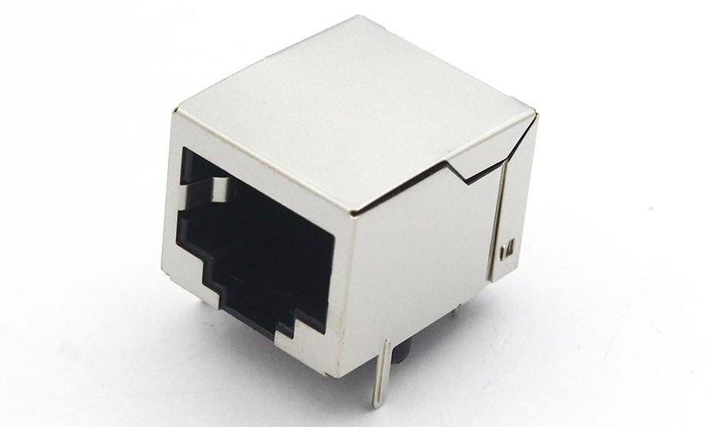 RJ48 RJ50 10P10C網(wǎng)絡(luò)連接器 直插帶屏蔽90度腳前3.05（TM-56A0011EF3.05）